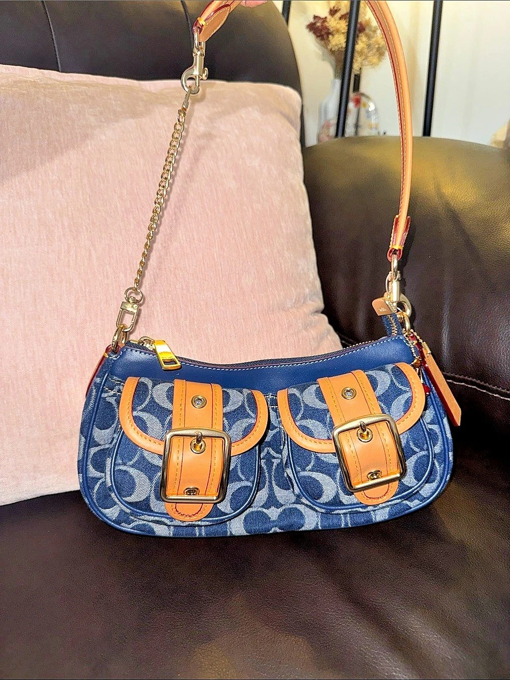 Coach Ashton Bag In Signature Denim Blue